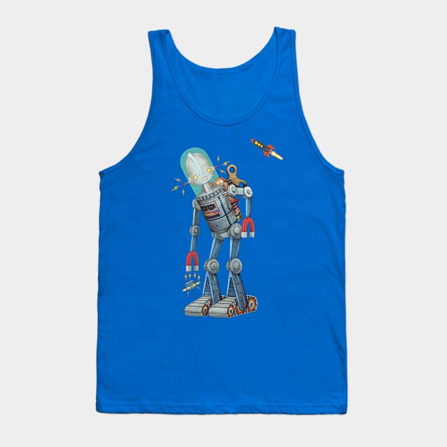 YesterBot Tank Top by Winterbourne Workshop